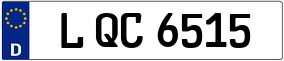 Truck License Plate